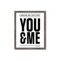 Picture of You and Me _GroupedProduct_Rectangle_Portrait_Framed_Matted_