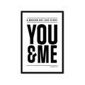 Picture of You and Me _GroupedProduct_Rectangle_Portrait_Framed_Matted_