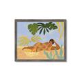 Picture of Lazyday Lady _GroupedProduct_Rectangle_Landscape_Framed_Matted_