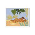 Picture of Lazyday Lady _GroupedProduct_Rectangle_Landscape_Framed_Matted_