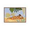 Picture of Lazyday Lady _GroupedProduct_Rectangle_Landscape_Framed_Matted_