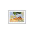 Picture of Lazyday Lady _GroupedProduct_Rectangle_Landscape_Framed_Matted_