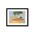 Picture of Lazyday Lady _GroupedProduct_Rectangle_Landscape_Framed_Matted_