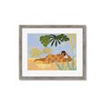 Picture of Lazyday Lady _GroupedProduct_Rectangle_Landscape_Framed_Matted_