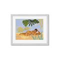Picture of Lazyday Lady _GroupedProduct_Rectangle_Landscape_Framed_Matted_