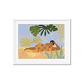 Picture of Lazyday Lady _GroupedProduct_Rectangle_Landscape_Framed_Matted_