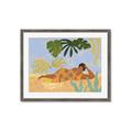Picture of Lazyday Lady _GroupedProduct_Rectangle_Landscape_Framed_Matted_