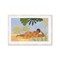 Picture of Lazyday Lady _GroupedProduct_Rectangle_Landscape_Framed_Matted_
