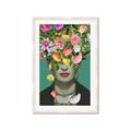 Picture of Floral Frida Everyday _GroupedProduct_Rectangle_Portrait_Framed_Matted_