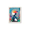 Picture of Luminous Blue Girl _GroupedProduct_Rectangle_Portrait_Framed_Matted_