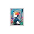 Picture of Luminous Blue Girl _GroupedProduct_Rectangle_Portrait_Framed_Matted_