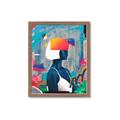 Picture of Luminous Blue Girl _GroupedProduct_Rectangle_Portrait_Framed_Matted_