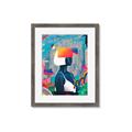 Picture of Luminous Blue Girl _GroupedProduct_Rectangle_Portrait_Framed_Matted_