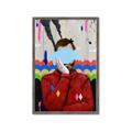 Picture of Graffiti Sadness _GroupedProduct_Rectangle_Portrait_Framed_Matted_
