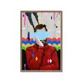 Picture of Graffiti Sadness _GroupedProduct_Rectangle_Portrait_Framed_Matted_
