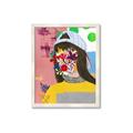 Picture of Abstracted Neon Expressions _GroupedProduct_Rectangle_Portrait_Framed_Matted_