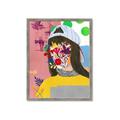 Picture of Abstracted Neon Expressions _GroupedProduct_Rectangle_Portrait_Framed_Matted_