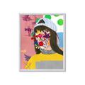 Picture of Abstracted Neon Expressions _GroupedProduct_Rectangle_Portrait_Framed_Matted_