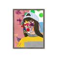 Picture of Abstracted Neon Expressions _GroupedProduct_Rectangle_Portrait_Framed_Matted_