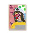 Picture of Abstracted Neon Expressions _GroupedProduct_Rectangle_Portrait_Framed_Matted_