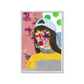 Picture of Abstracted Neon Expressions _GroupedProduct_Rectangle_Portrait_Framed_Matted_