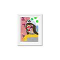 Picture of Abstracted Neon Expressions _GroupedProduct_Rectangle_Portrait_Framed_Matted_