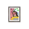 Picture of Abstracted Neon Expressions _GroupedProduct_Rectangle_Portrait_Framed_Matted_