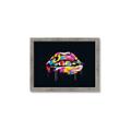 Picture of Graffiti Glow Lips _GroupedProduct_Rectangle_Landscape_Framed_Matted_