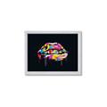 Picture of Graffiti Glow Lips _GroupedProduct_Rectangle_Landscape_Framed_Matted_