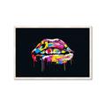 Picture of Graffiti Glow Lips _GroupedProduct_Rectangle_Landscape_Framed_Matted_