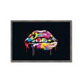 Picture of Graffiti Glow Lips _GroupedProduct_Rectangle_Landscape_Framed_Matted_