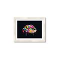 Picture of Graffiti Glow Lips _GroupedProduct_Rectangle_Landscape_Framed_Matted_
