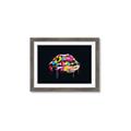 Picture of Graffiti Glow Lips _GroupedProduct_Rectangle_Landscape_Framed_Matted_