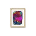 Picture of Neon Infusion Planet _GroupedProduct_Rectangle_Portrait_Framed_Matted_