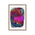 Picture of Neon Infusion Planet _GroupedProduct_Rectangle_Portrait_Framed_Matted_