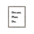 Picture of Dream Plan Do _GroupedProduct_Rectangle_Portrait_Framed_Matted_