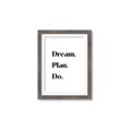 Picture of Dream Plan Do _GroupedProduct_Rectangle_Portrait_Framed_Matted_
