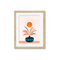 Picture of Petals and Solar Bloom _GroupedProduct_Rectangle_Portrait_Framed_Matted_