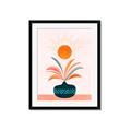 Picture of Petals and Solar Bloom _GroupedProduct_Rectangle_Portrait_Framed_Matted_