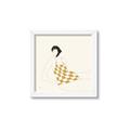 Picture of Lady in Squares _GroupedProduct_Square_Framed_Matted_