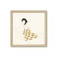 Picture of Lady in Squares _GroupedProduct_Square_Framed_Matted_