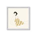 Picture of Lady in Squares _GroupedProduct_Square_Framed_Matted_