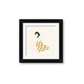 Picture of Lady in Squares _GroupedProduct_Square_Framed_Matted_