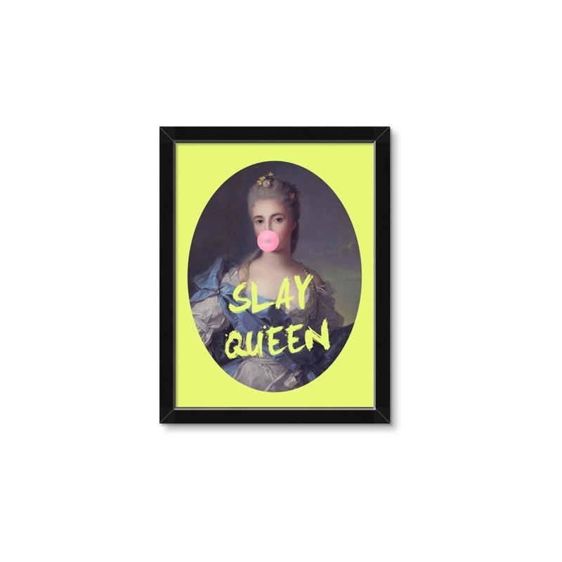 Picture of Slay Yellow Queen _GroupedProduct_Rectangle_Portrait_Framed_Matted_