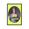 Picture of Slay Yellow Queen _GroupedProduct_Rectangle_Portrait_Framed_Matted_