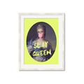 Picture of Slay Yellow Queen _GroupedProduct_Rectangle_Portrait_Framed_Matted_