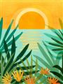Picture of Summer Daze Vista II _GroupedProduct_Rectangle_Portrait_Unframed_Print_Only_