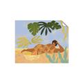 Picture of Lazyday Lady _GroupedProduct_Rectangle_Landscape_Unframed_Print_Only_