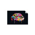 Picture of Graffiti Glow Lips _GroupedProduct_Rectangle_Landscape_Unframed_Print_Only_