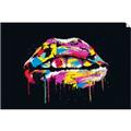 Picture of Graffiti Glow Lips _GroupedProduct_Rectangle_Landscape_Unframed_Print_Only_